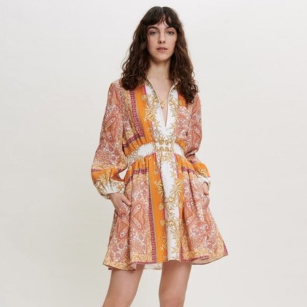 Maje Linen Dress